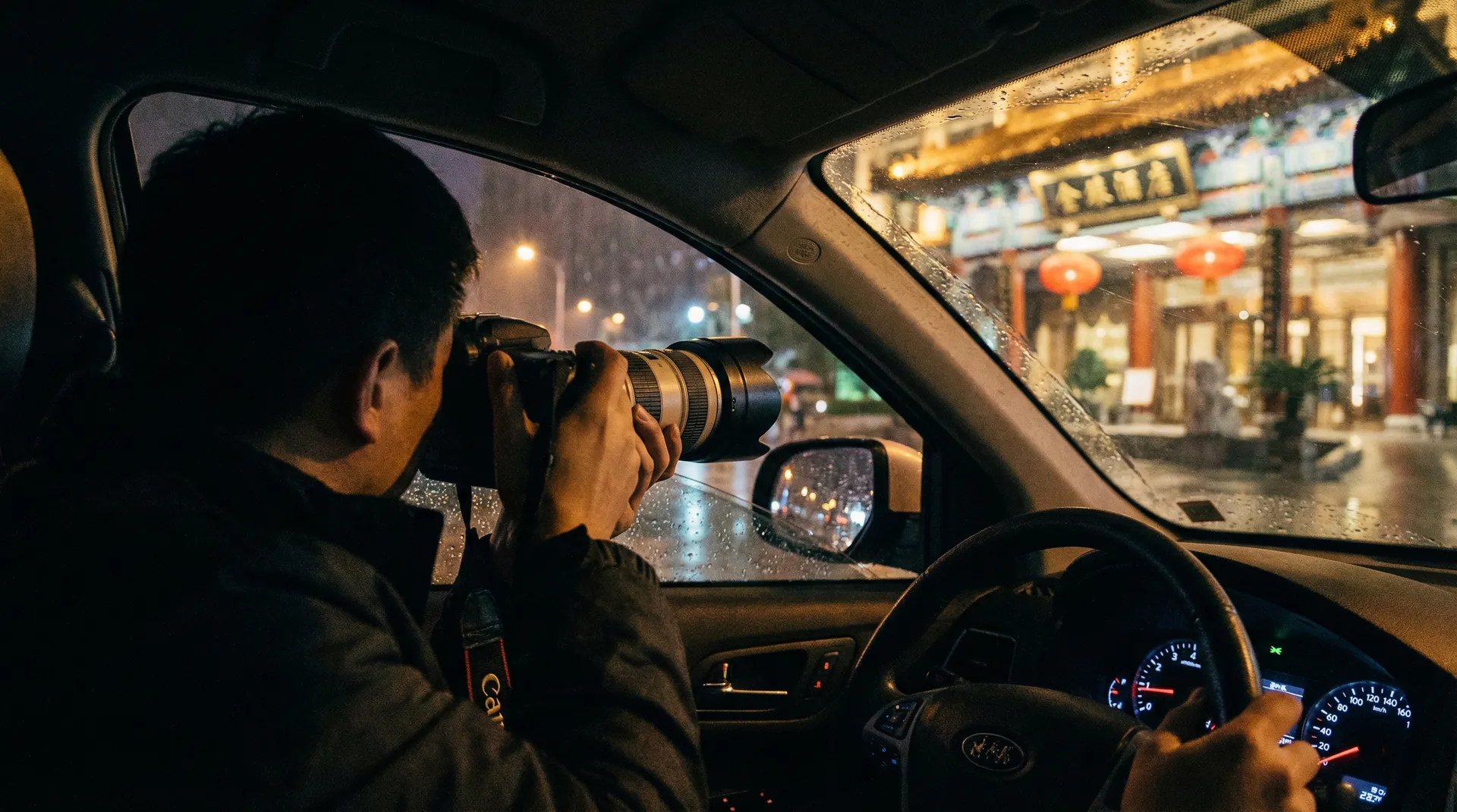 黑丝高跟 - 记者深夜跟踪拍摄明星行踪